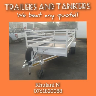 White Trailer  with 1km available now!