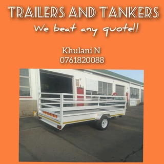 White Trailer  with 1km available now!