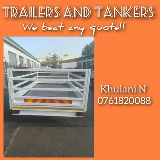 White Trailer  with 1km available now!