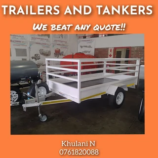 White Trailer  with 1.0km available now!