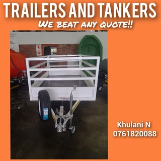 White Trailer  with 1.0km available now!