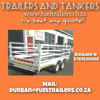 White Trailer  with 1km available now!