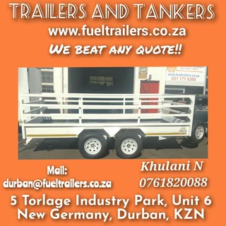 White Trailer  with 1km available now!