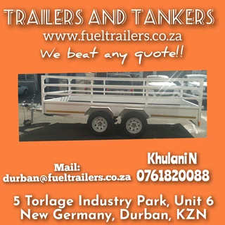 White Trailer  with 1km available now!