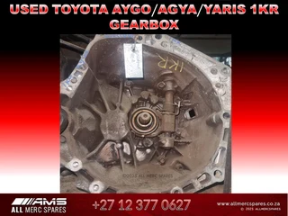 Used Toyota Aygo Agya Yaris 1KR Manual Gearbox for Sale