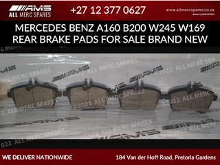 Mercedes Benz A160 B200 W245 W169 Rear Brake Pads for Sale (BRAND NEW)