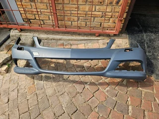 Brand New W204 Facelift Front Bumper with Washer Holes - Perfect Fit!