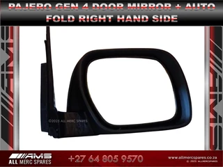 ✅ New Right Door Mirror With Auto Fold – Pajero Gen 4 Right