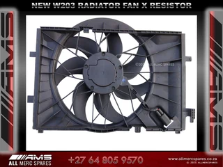 New W203 Mercedes Radiator Fan X Resistor For Sale