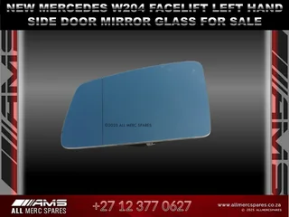  New Mercedes W204 Mirror Glass (left Facelift)