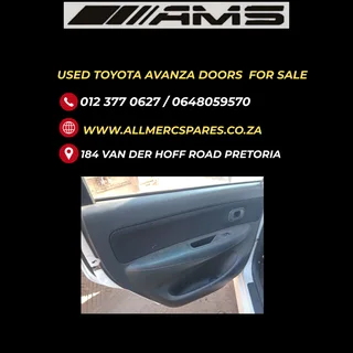  Used Toyota Avanza Back Doors For Sale