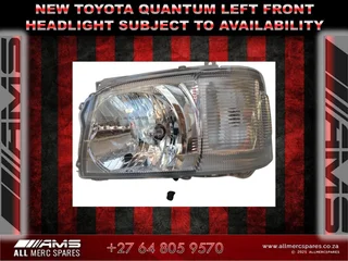  New Toyota Quantum Left Front Headlight