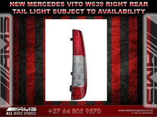 New Mercedes W639 Vito Right Rear Tail Light – Ready To Fit!