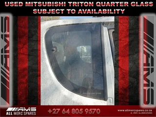 Used Mitsubishi Triton Quarter Glass For Sale
