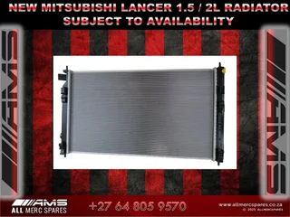 New Mitsubishi Lancer 1.5 &amp; 2.0 Radiator For Sale
