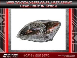  New Toyota Yaris 2005–2012 Left Front Headlight 