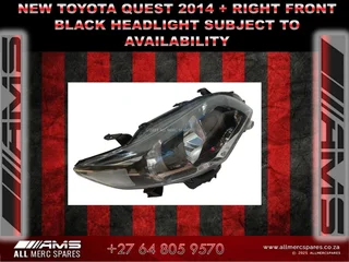 New Toyota Quest 2014 &#43; Right Front Headlight