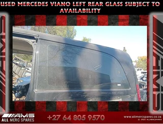 Used Mercedes Viano Left Rear Glass – In Stock!