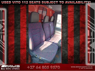 Used Mercedes Vito 112 W639 Seats – Available Now!