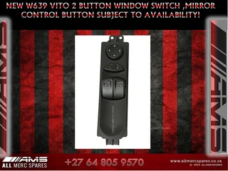 New Mercedes W639 Vito 2-button Window Switch With Mirror Control – Subject To Availability