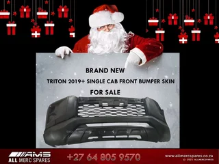 New Mitsubishi Triton 2019&#43; Single Cab Front Bumper Skin