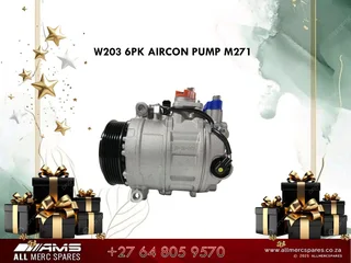 NEW Mercedes W203 6PK Aircon Pump – M271