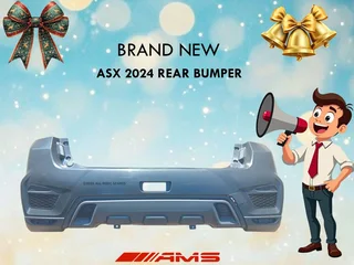 Brand-new rear bumper for Mitsubishi 2024 models.