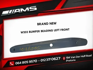  New Mercedes W203 Bumper Beading – Left Front