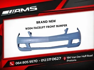  New Mercedes W204 Facelift Front Bumper + Pdc