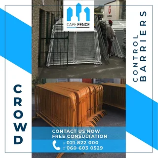 Galvanized bridge feet Steel pedestrian barriers