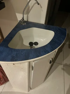 Sprite Caravan basin cupboard