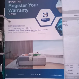 Sealy double bed. Crown jewel