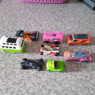 Hot wheels & other cars, jet