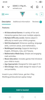 Iplay kids laptops. Multilingual