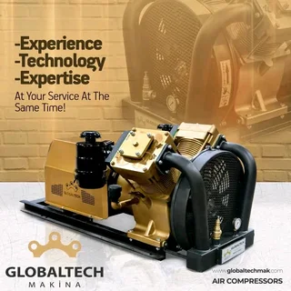 Bulk trailer compressor