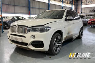 Beeline Spares stripping a BMW X5 F15