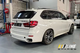 Beeline Spares stripping a BMW X5 F15