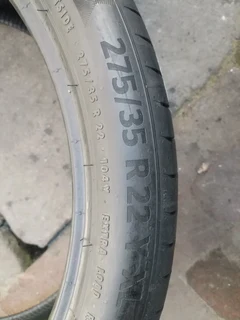 275/35/22 and 315/30/22 continental eco contact 6