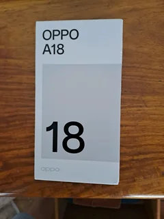 Oppo A18 black cellphone  brand new in the box.