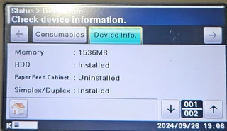 Used Konica Minolta Bizhub 42 Printer