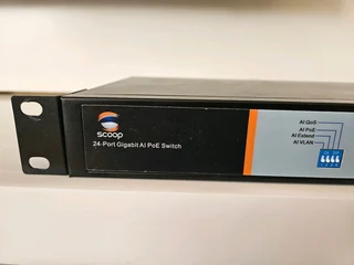 Scoop SPS-24G2S 24 Port AI PoE Switch