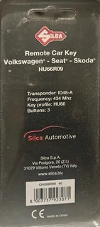 VW Polo Silca HU66R09 Car Key Blank