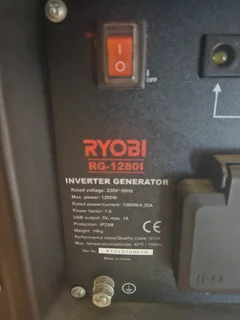 Ryobi Inverter Generator RG1280i – Reliable &amp; Portable Power