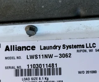 Speed queen washing machine