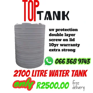 Toptank water tanks
