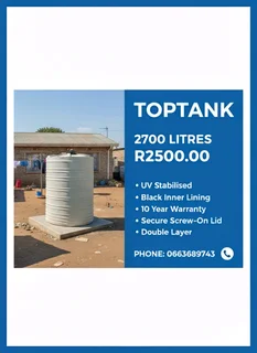 Water tanks 2770 litres