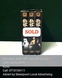Star Wars VHS 1997 set for sale