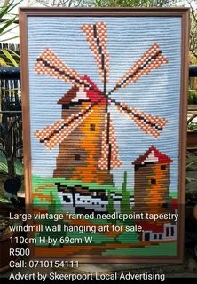 Vintage wall hanging tapestry art for sale