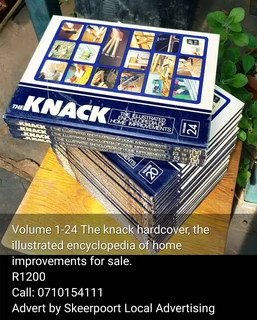 Volume 1-24 The knack hard cover,home improvements for sale.