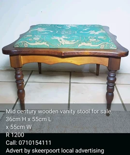 Vintage large two tone wooden pedestal for sale